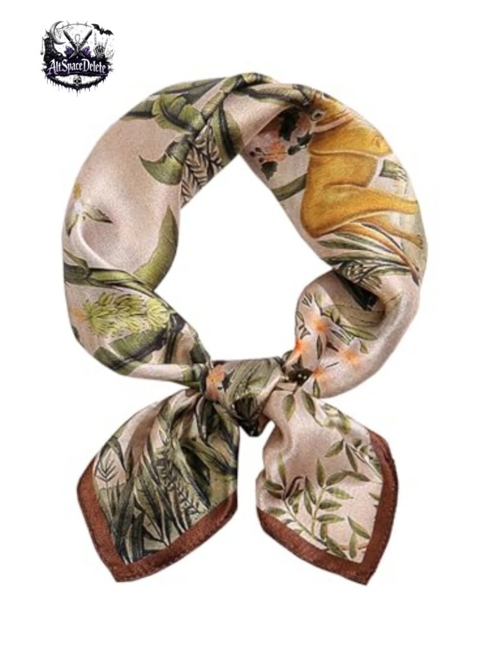 100% Mulberry Silk Small Square Scarf Neckerchief Lightweight 21x21